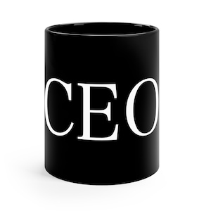 CEO Motivational Black Business Owner Successful Affirmations Coffee Mug