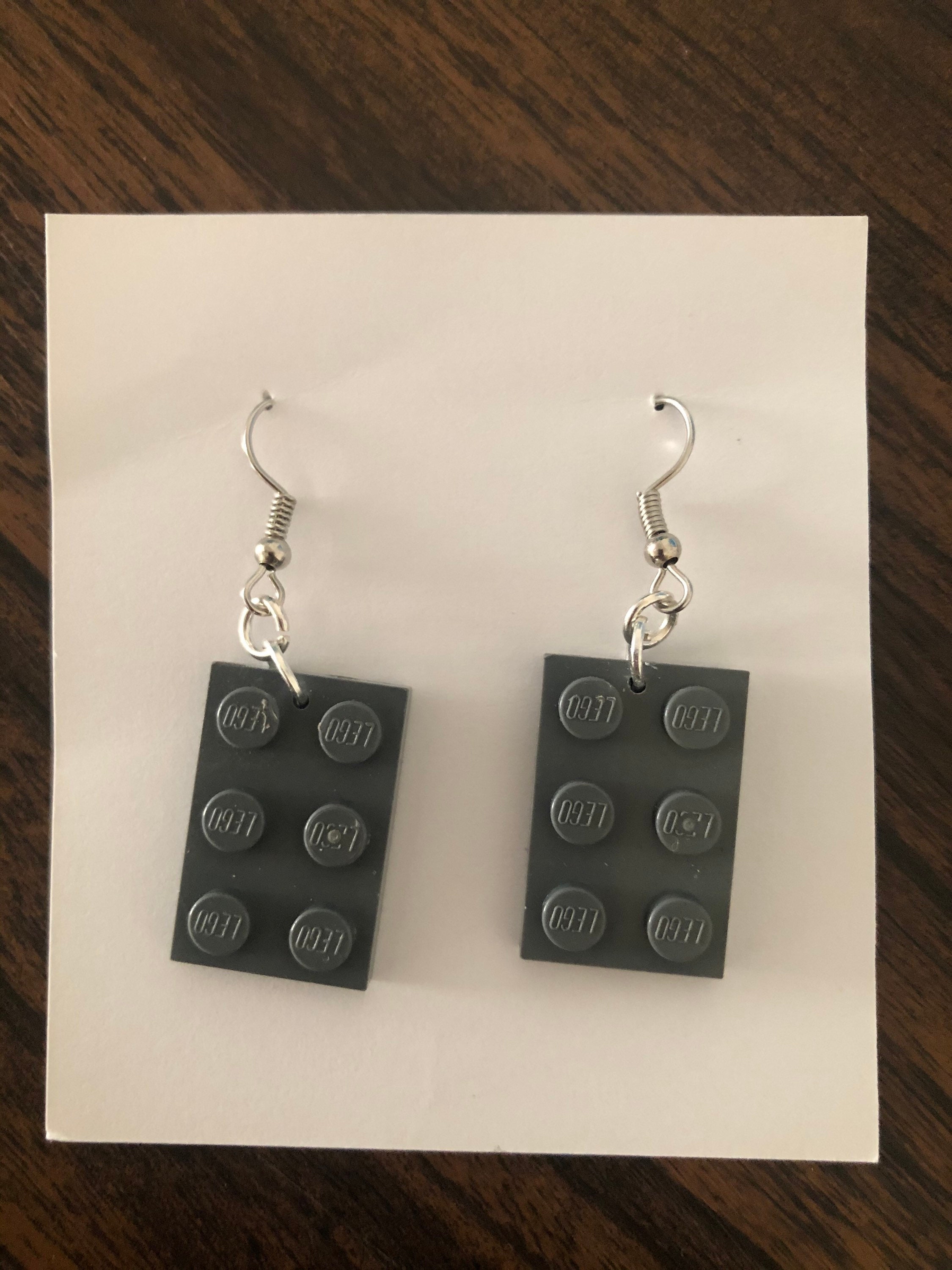 6peg Toy Brick Dangle Earrings STEM Learning Theme Earrings Etsy UK