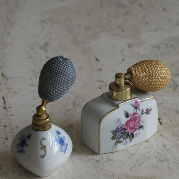 Vintage perfume bottle perfume bottle decoration France shabby chic old country house brocante