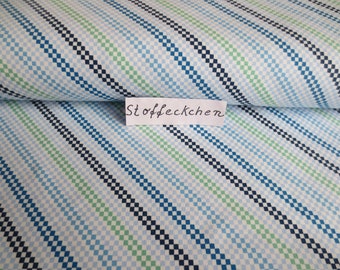 Jersey fabric " little darling " diagonal stripes