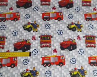 Jersey fabric "little darling" Sam fireman