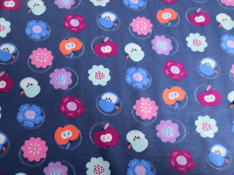 Jersey fabric little darling flowers image 1