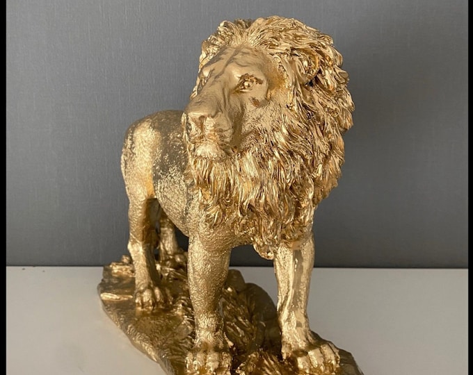 Löwe Skulptur Groß, Figur, Statue, Home Decor,Büro Dekor,Statuen,Stärke