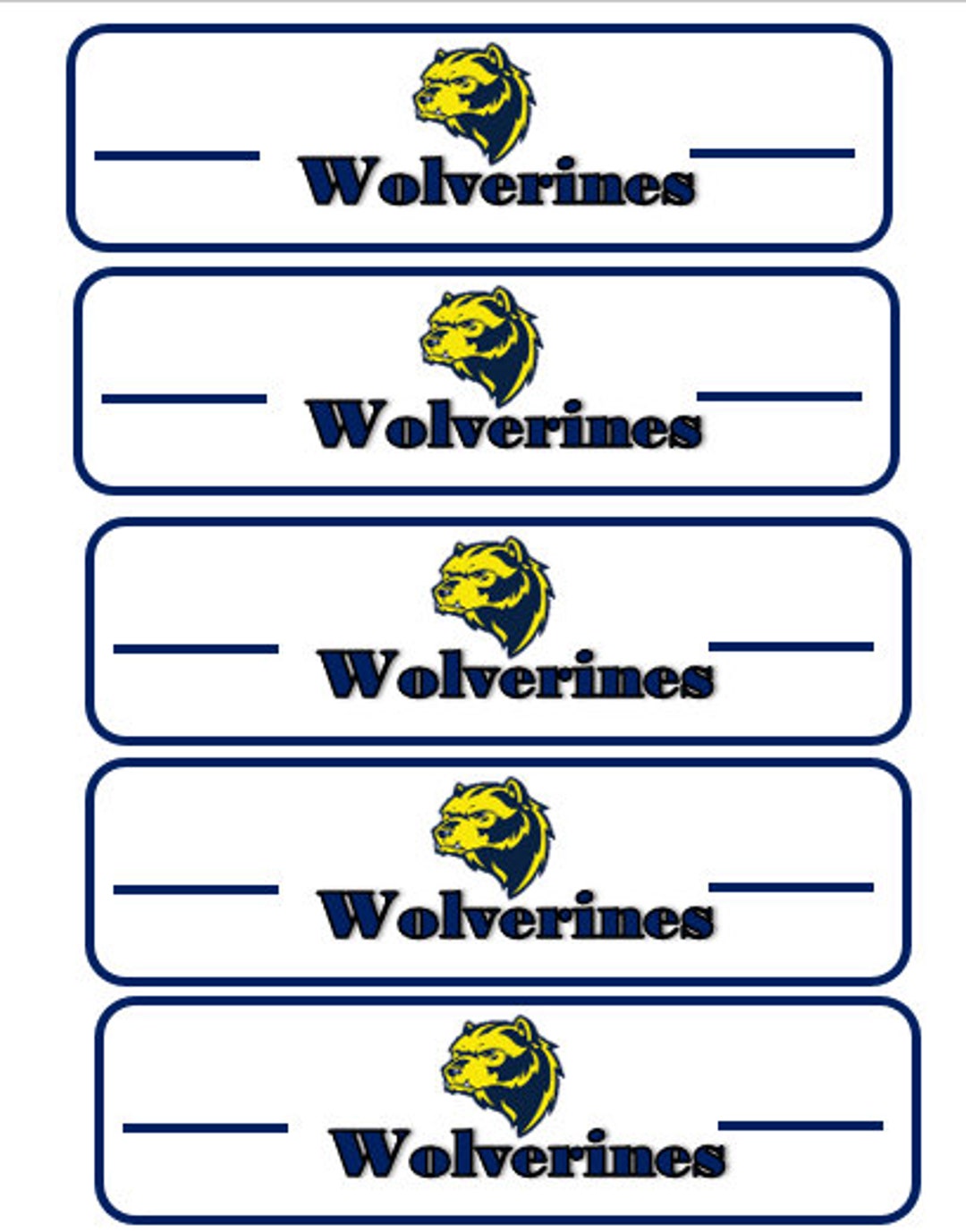 Michigan Edition Label Michigan Printable Downloadable Water Bottle Labels - Etsy UK