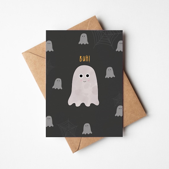 KARTENVERSAND24 Halloween Einladungskarten – 12 Stück, A6, Mit UV-Lack, Gruseliges Design, Perfekt Für Kinder- Und Erwachsenenfeste