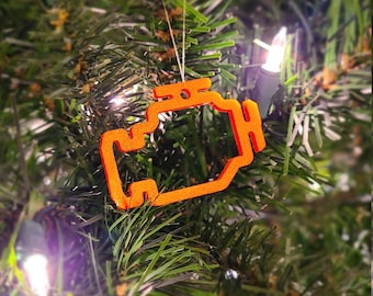 Check Engine Light Silhouette Ornament