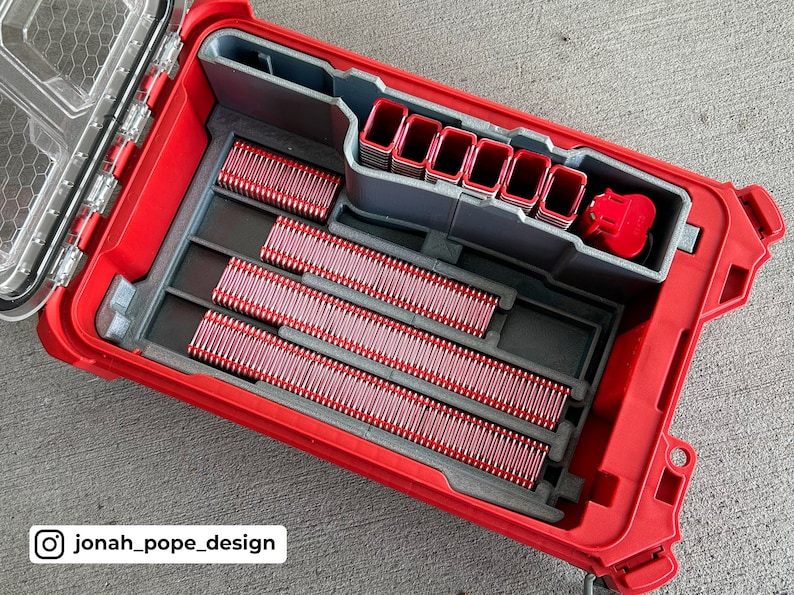 M12 Cable Stapler Insert for Milwaukee Packout by Jonah Pope Design ...