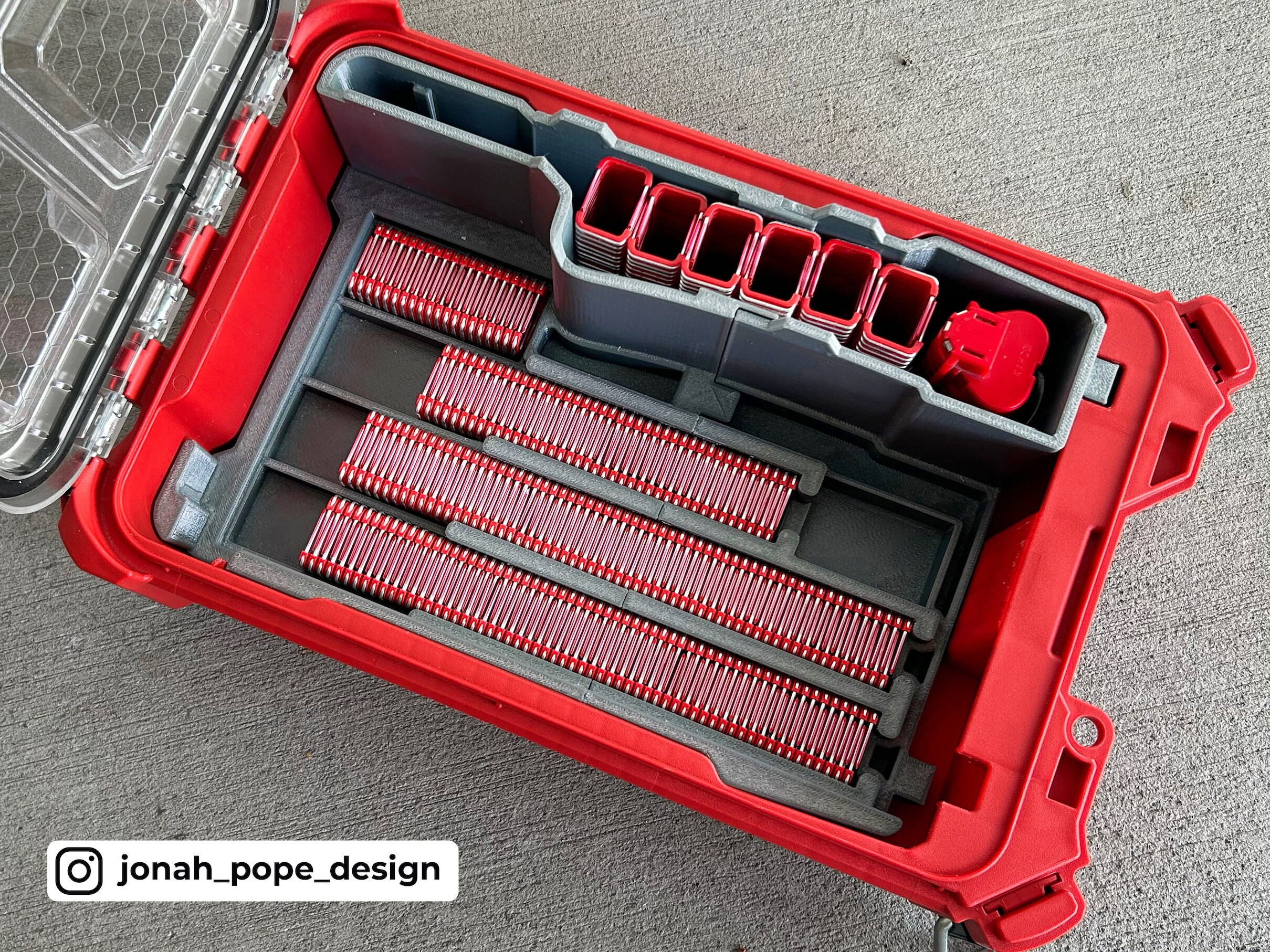 M12 Cable Stapler Insert for Milwaukee Packout by Jonah Pope Design ...