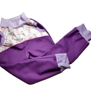 Pants purple ballerina outdoor cotton robust 110/116 hiking pants forest kindergarten dancer