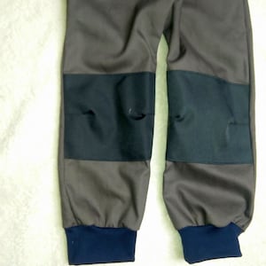 Softshell pants blue purple flowers flower autumn winter, rain pants mud pants ski pants reflective image 6