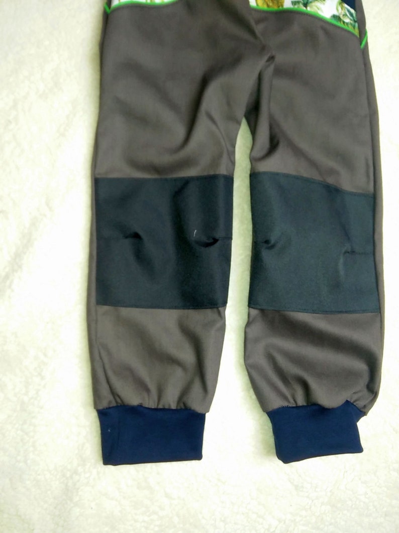 Softshell pants blue purple flowers flower autumn winter, rain pants mud pants ski pants reflective image 6