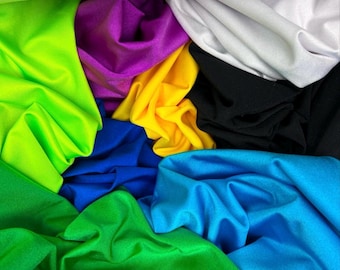 Shiny Nylon Spandex Fabric: 4-Way Stretch Costume & Swimwear Material (60" Wide)