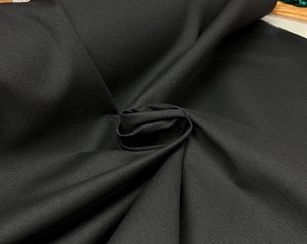 Black Stretch Denim Fabric: 60&quot; Wide Jean Apparel - By The Yard