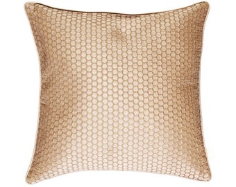Brown Geometric Cushion Cover | Throw Cushion Cover | Designer Cushion | Scatter Cushion Cover | 45x45cm Cushion Cover | 18" Cushion Cover