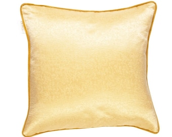 Gold Jacquard Cushion Cover | Throw Cushion Cover | Designer Cushion | Scatter Cushion Cover | 45x45cm Cushion Cover | 18" Cushion Cover