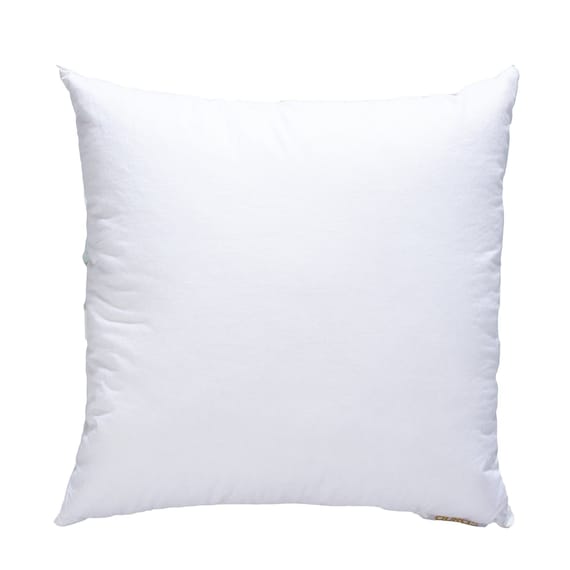 White Goose Feather & Down Pillow Insert - 18 x 18