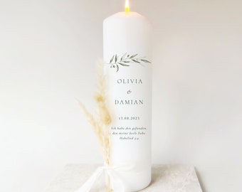 Wedding candle, wedding candle, wedding candle, wedding candle olive branch, wedding candle modern, wedding candle personalized, Olivia