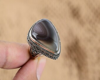 MMA Blue Agate Octopus Fashion Ring/Size 8 MMA Blue Agate Octopus Fashion Ring/Size 8