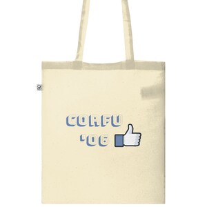 Corfu &#39;06 Shopper Tote Bag - The Big Beat Manifesto Merch & Gifts