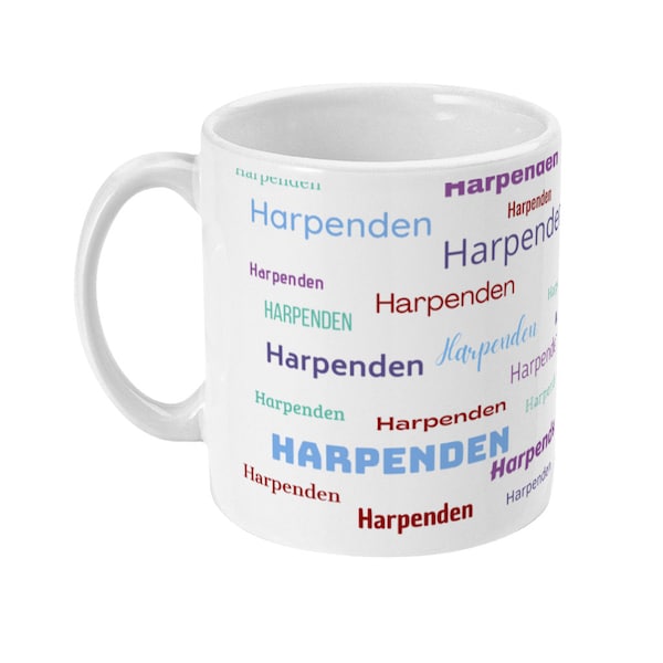 Harpenden Harpenden Harpenden Mug - Peep Show - The Big Beat Manifesto