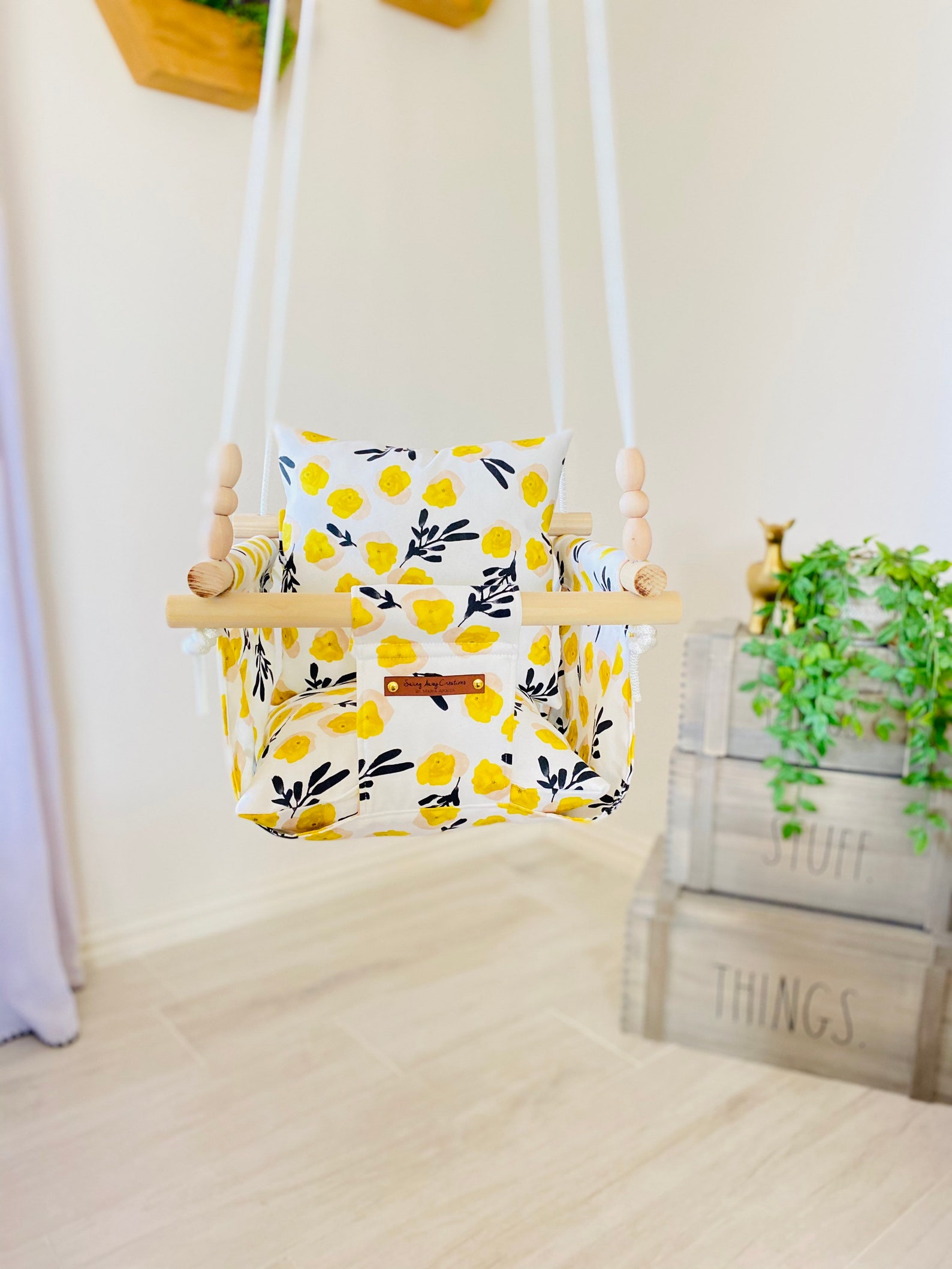 Baby Swing Toddler Swing Handmade Swing Nursery Swing Etsy