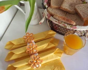 Napkin rings - crocheted