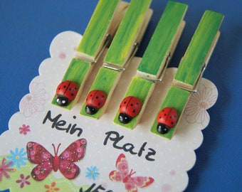 Wooden clothespins - decoration