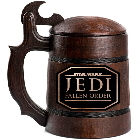 Jedi Handmade Mug, Star Wars Personalized Gift, Star Wars Beer Stein, Jedi Beer  Tankard, Nerd Xmas Gifts, Engraved Geek Stein, Boyfriend Mug