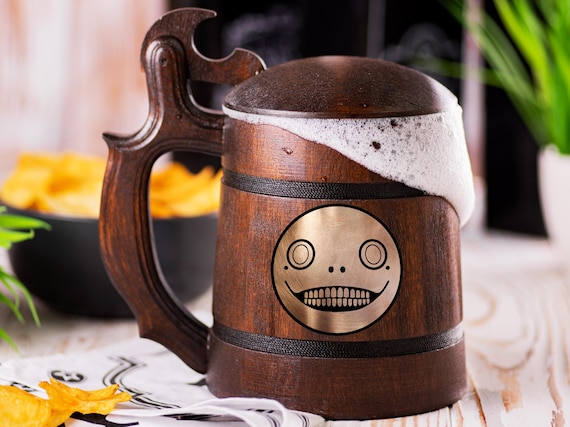 Emil Beer Mug With Lid, NieR Beer Stein