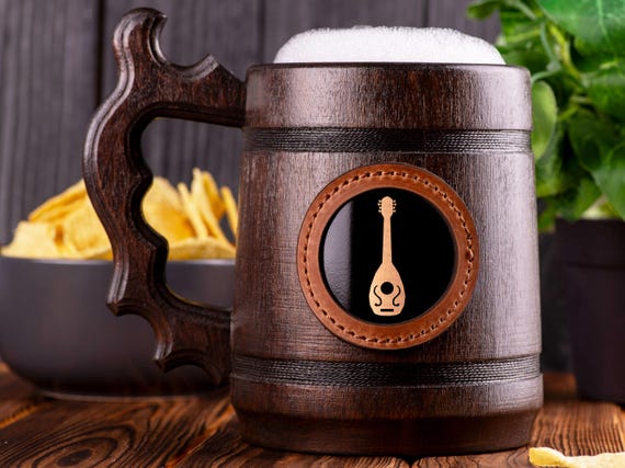 Bard Beer Mug, Dungeon Master Beer Stein, Gift Ideas For Men, Dungeons and Dragons Tankard