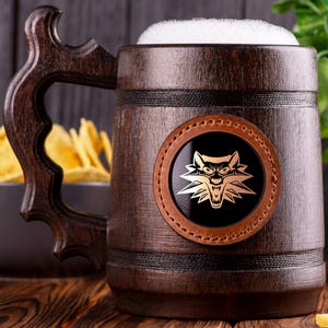 Wolf Beer Stein, Gamer Gifts For Him, Personalized Gift For Men