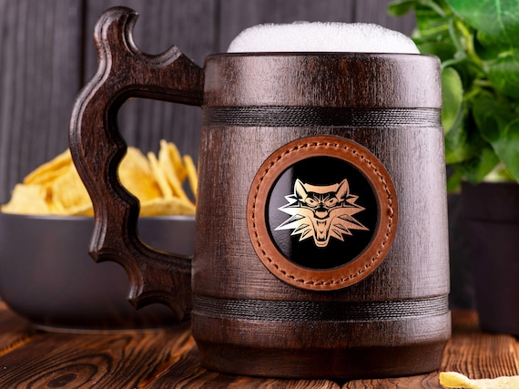 Wolf Beer Stein, Gamer Gifts For Him, Personalized Gift For Men