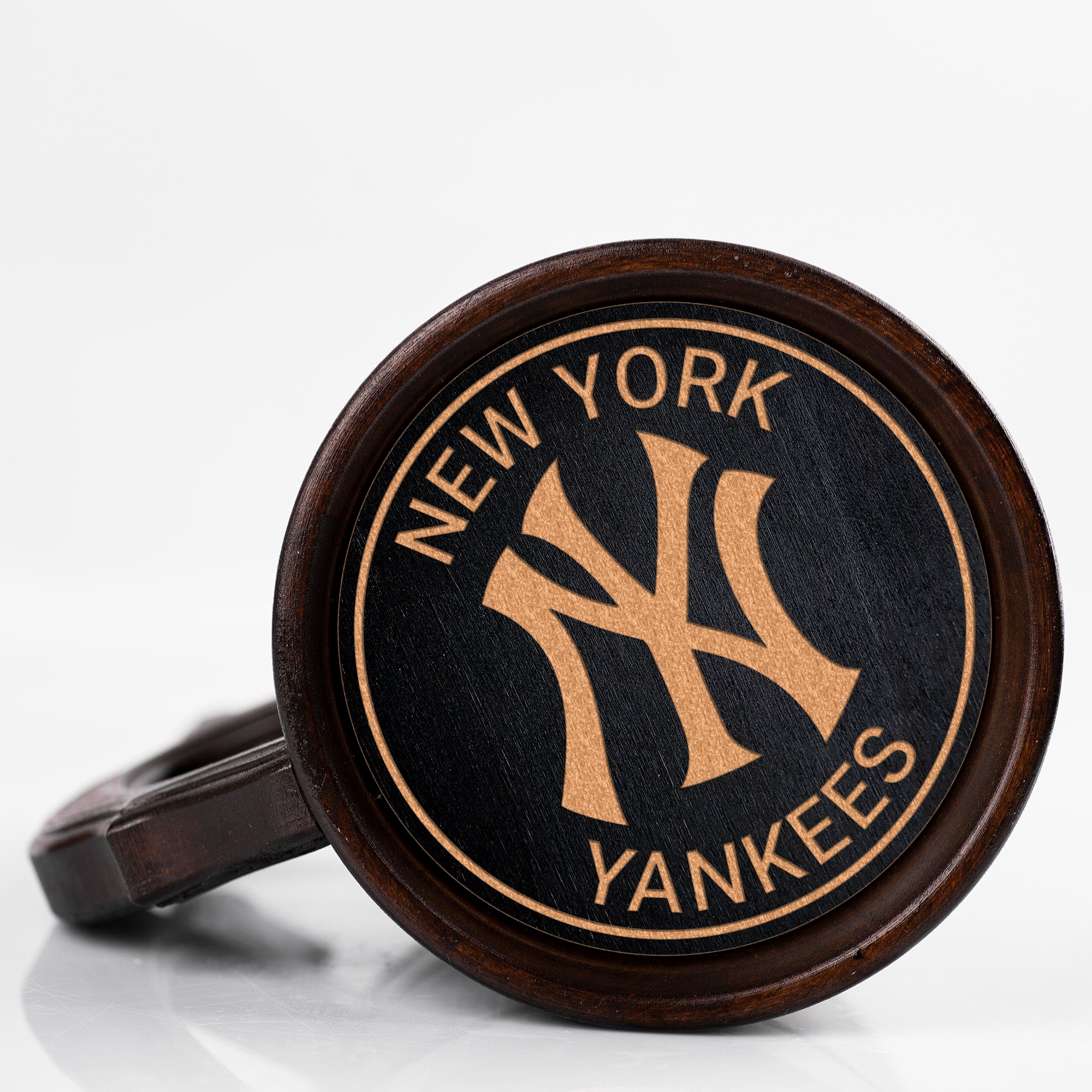 New York Yankees Beer Mug With Lid / Personalized Baseball Etsy