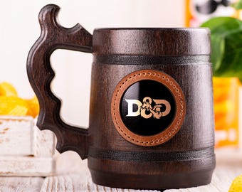 Dungeons and Dragons Tankard, DnD Beer Mug, Dungeon Master Beer Stein, D&D Gift