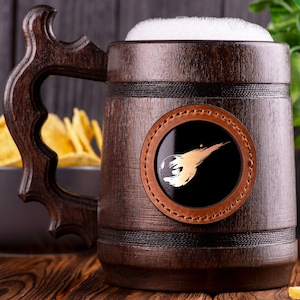 Final Fantasy VII Meteor Beer Stein, Personalized Beer Tankard