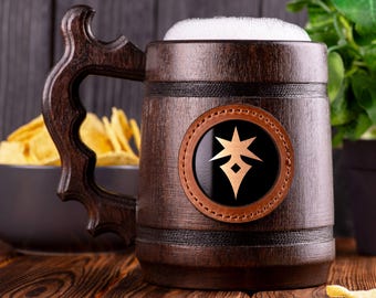 Caneca personalizada do Cavaleiro das Trevas, caneca de cerveja com as profissões de Final Fantasy XIV