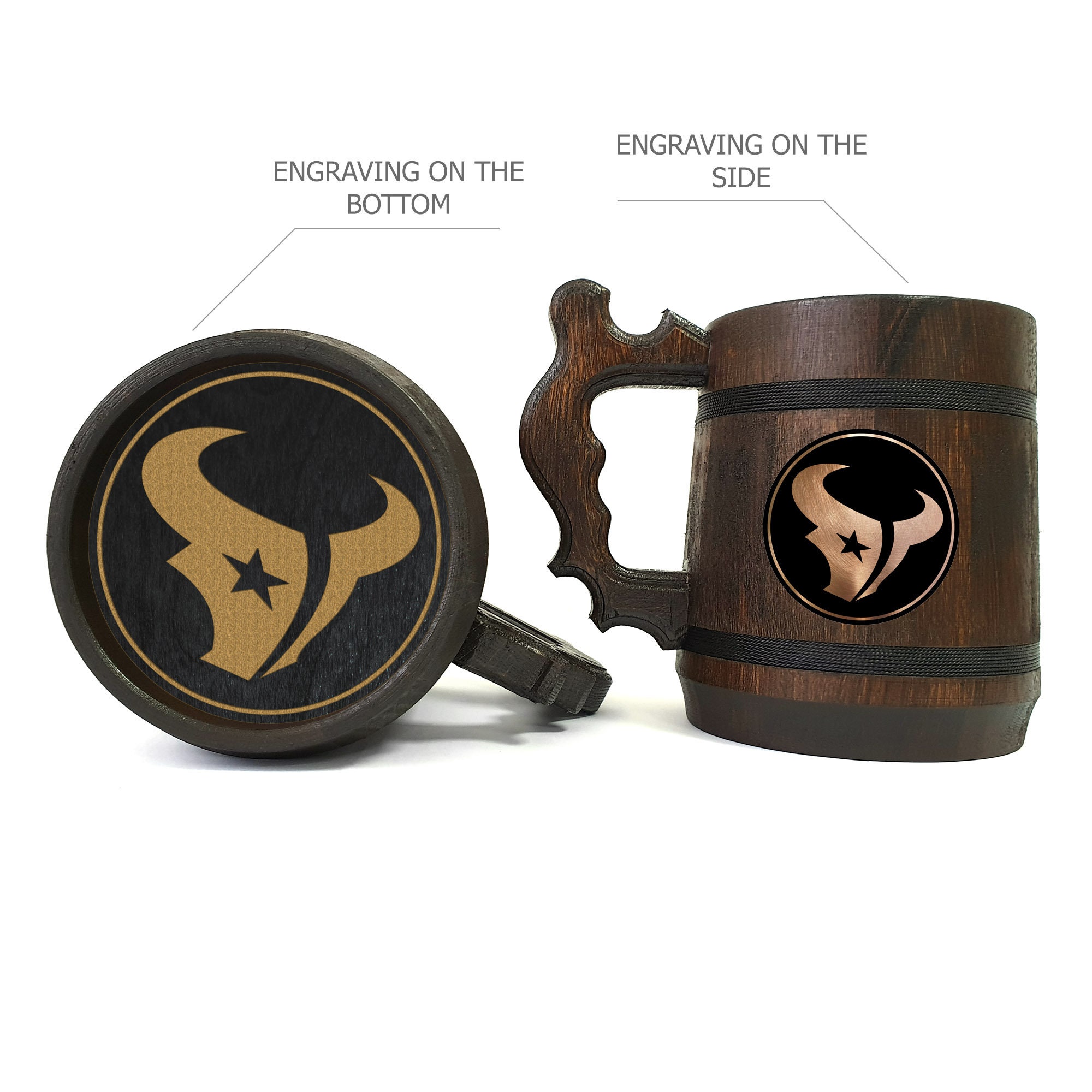 Houston Texans Beer Mug / American Football Team / NFL Etsy UK