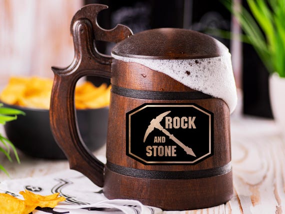 Deep Rock Galactic Mug, Deep Rock Galactic Gift, Rock and Stone Gifts, Deep Rock Galactic Stein