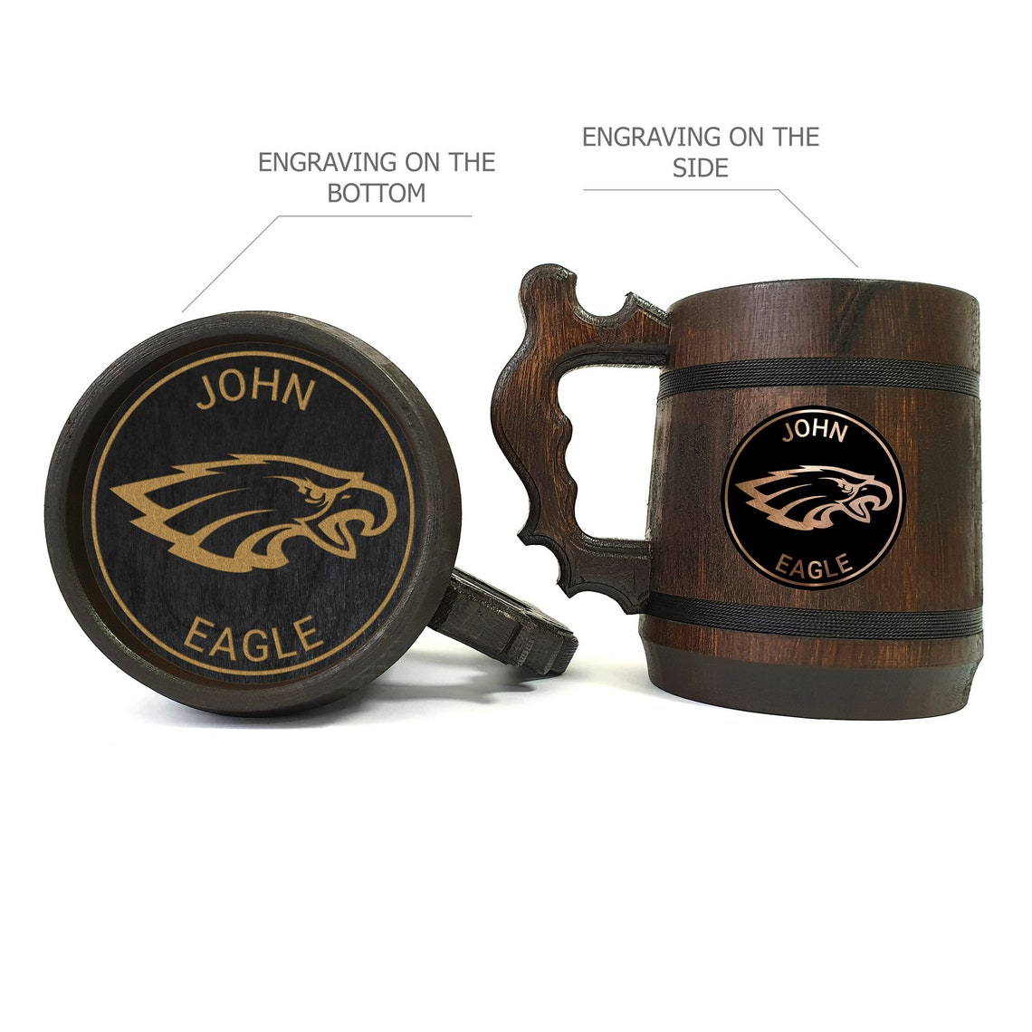 Philadelphia Eagles Beer Mug / Gift for Him / NFL American Etsy