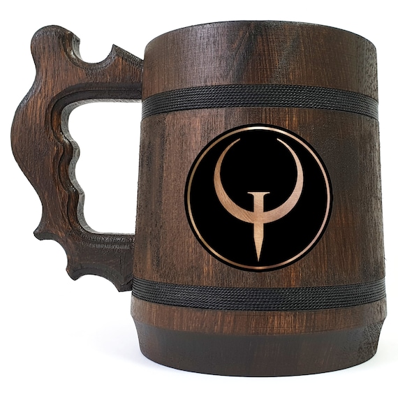 Quake Beer Stein, Quake Beer Mug, Personalized Beer Tankard, Beer Lover Gift, Gift Idea For Him, Beer Gift For Gamer