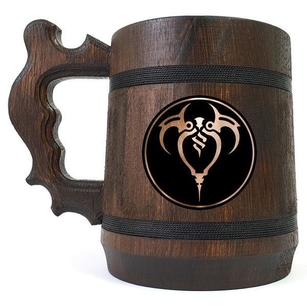Zaun Beer Mug, League of Legends Beer Stein, Personalized Beer Tankard, Gift Ideas For Friends, Groomsman Mug, Beer Gift For Gamer