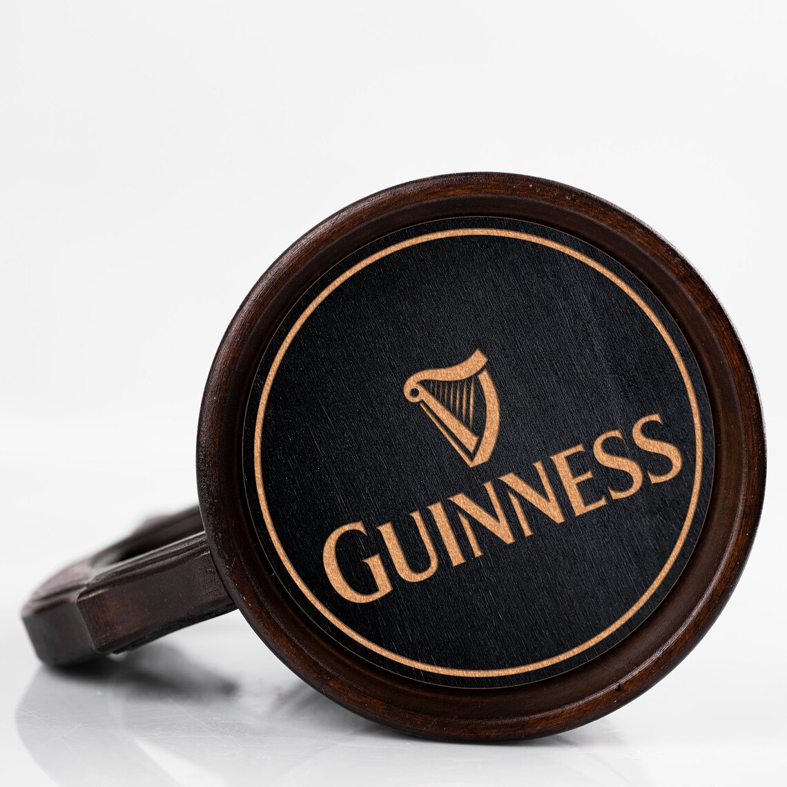 Guinness Beer Label Mug With Lid / Bachelor Party Set / Etsy