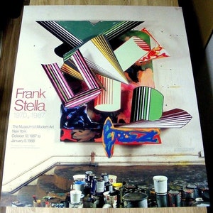 Frank Stella 1970-1987 MoMA New York Exhibition Poster, 1987