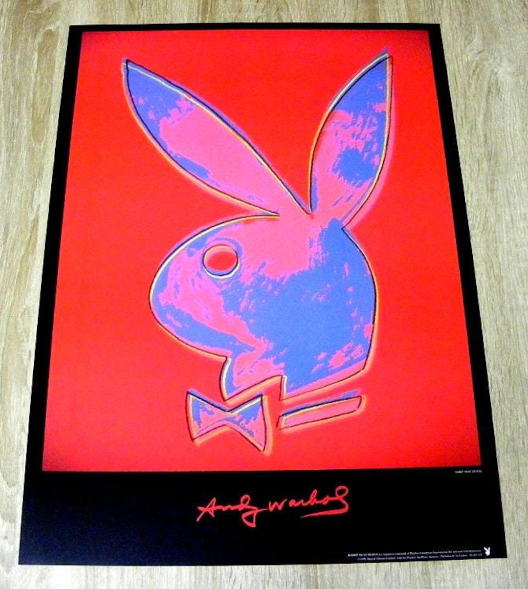 Andy Warhol Playboy Bunny,1999 Poster (playboy Art Archive) - Etsy