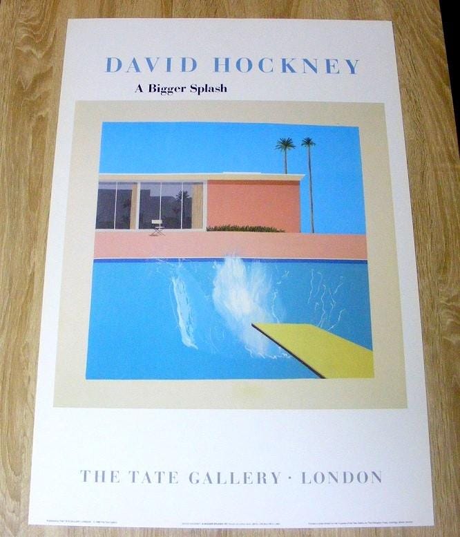 David hockney a bigger splash - Etsy 日本