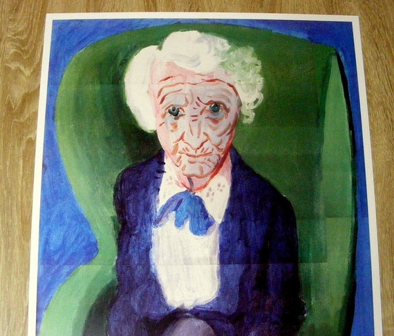 David Hockney My Mother Bridlington Poster,1988 - Etsy