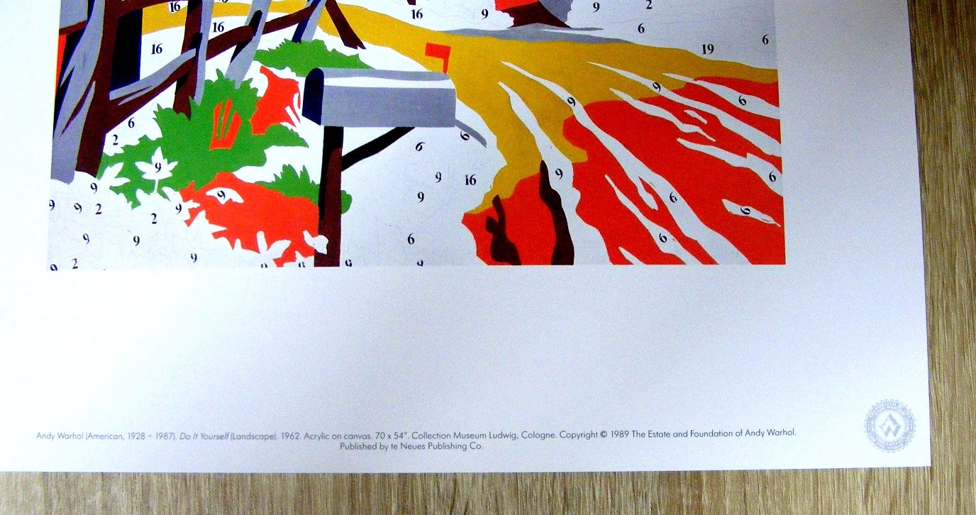 Andy Warhol Do It Yourself (landscape,1962) Poster, 1989 - Etsy