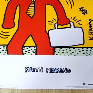 Keith Haring TV Man,1999 Japan Poster Playboy Art Archive zdjęcie 3