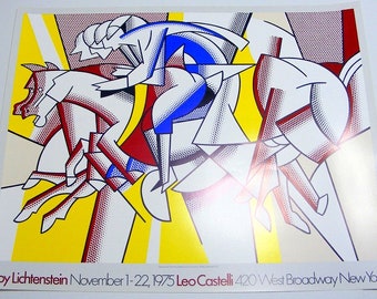 Roy Lichtenstein  Leo Castelli Gallery The Red Hoseman Poster,1975