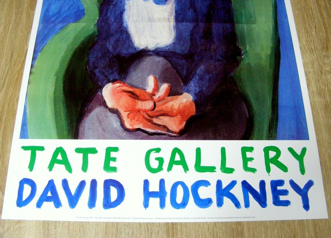 David Hockney My mother Bridlington ポスター David Hockney